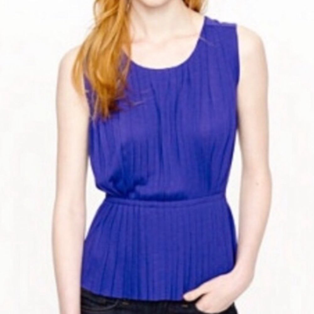 JCREW•Pleated Blouse